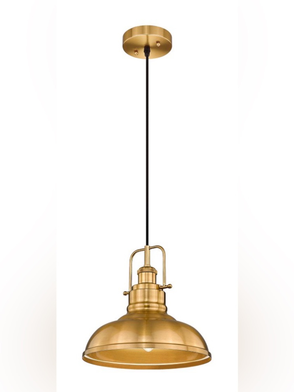 2 Two Farmhouse Pendant Light - Gold